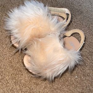 UGG Faux Fur Slides